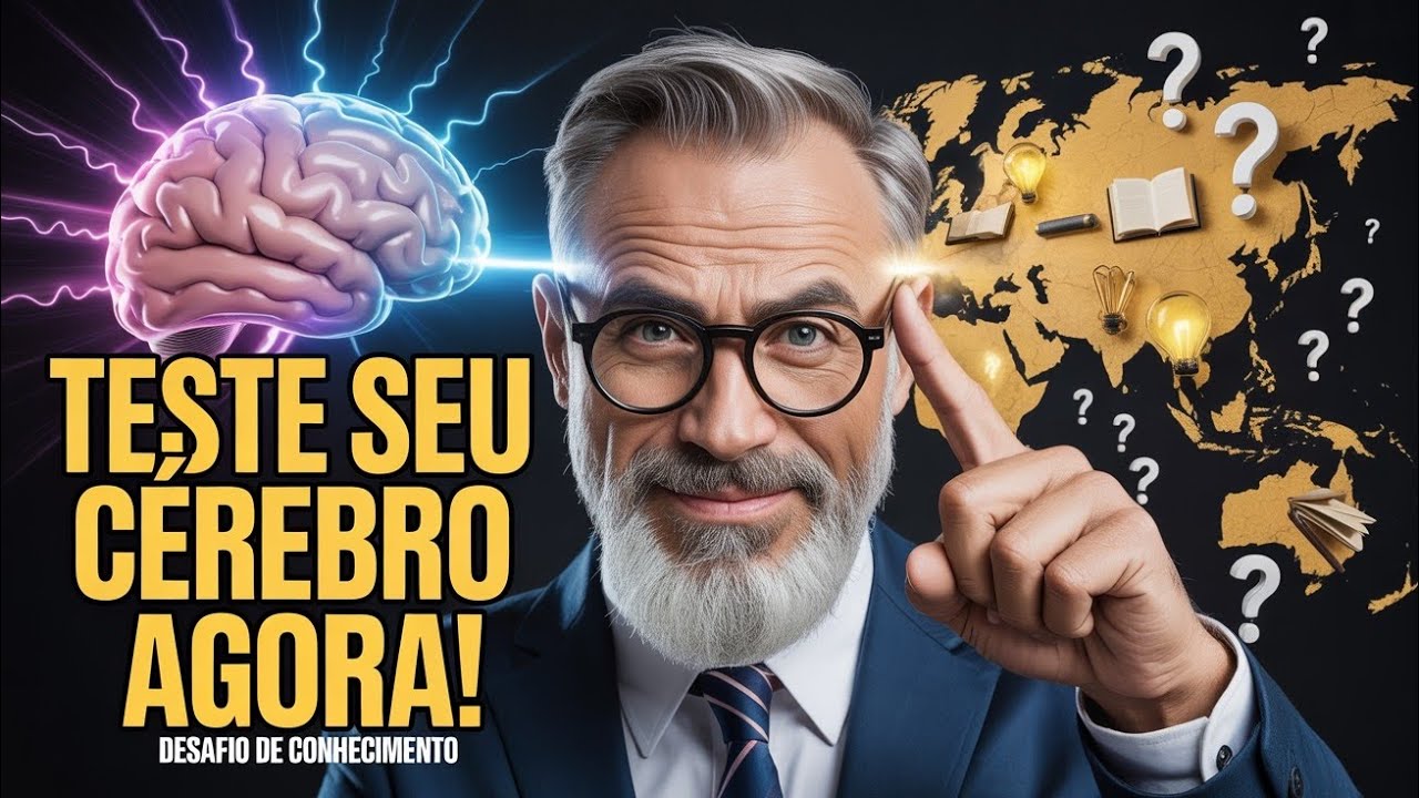QUIZ RELÂMPAGO! ⚡🧠 30 Perguntas de Conhecimentos Gerais em Português | Teste Seu Cérebro Agora!