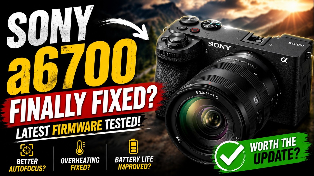 Удалось ли Sony наконец-то исправить проблему с A6700 с помощью последней версии прошивки?