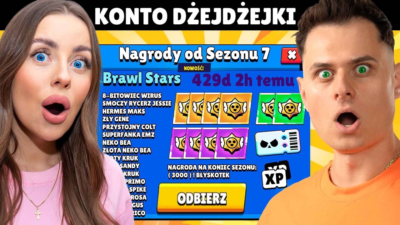 Wszedłem na KONTO DŻEJDŻEJKI po ponad ROKU! Brawl Stars
