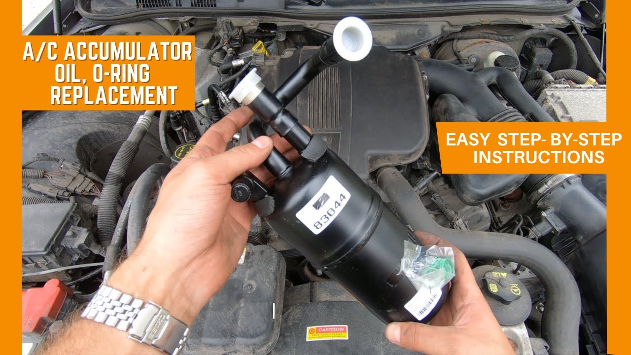 Замена аккумулятора кондиционера Mercury Grand Marquis и Ford Crown Victoria 2003-2011 Panther Pl...