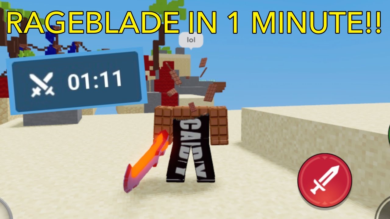 HOW TO GET RAGEBLADE IN 1 MINUTE!! | roblox bedwars