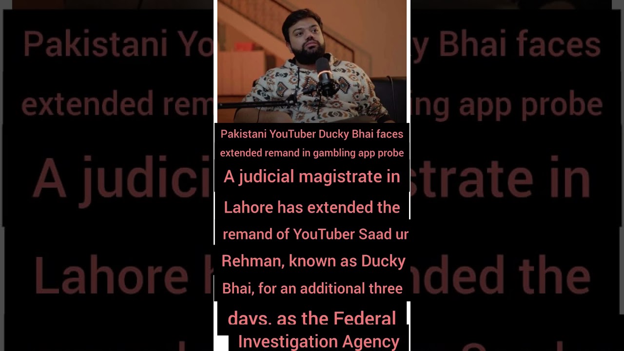 Ducky Bhai FIA Arrest Update | Ducky Bhai Latest News | Ducky Bhai Controversy 2025 🔥&rdquo;