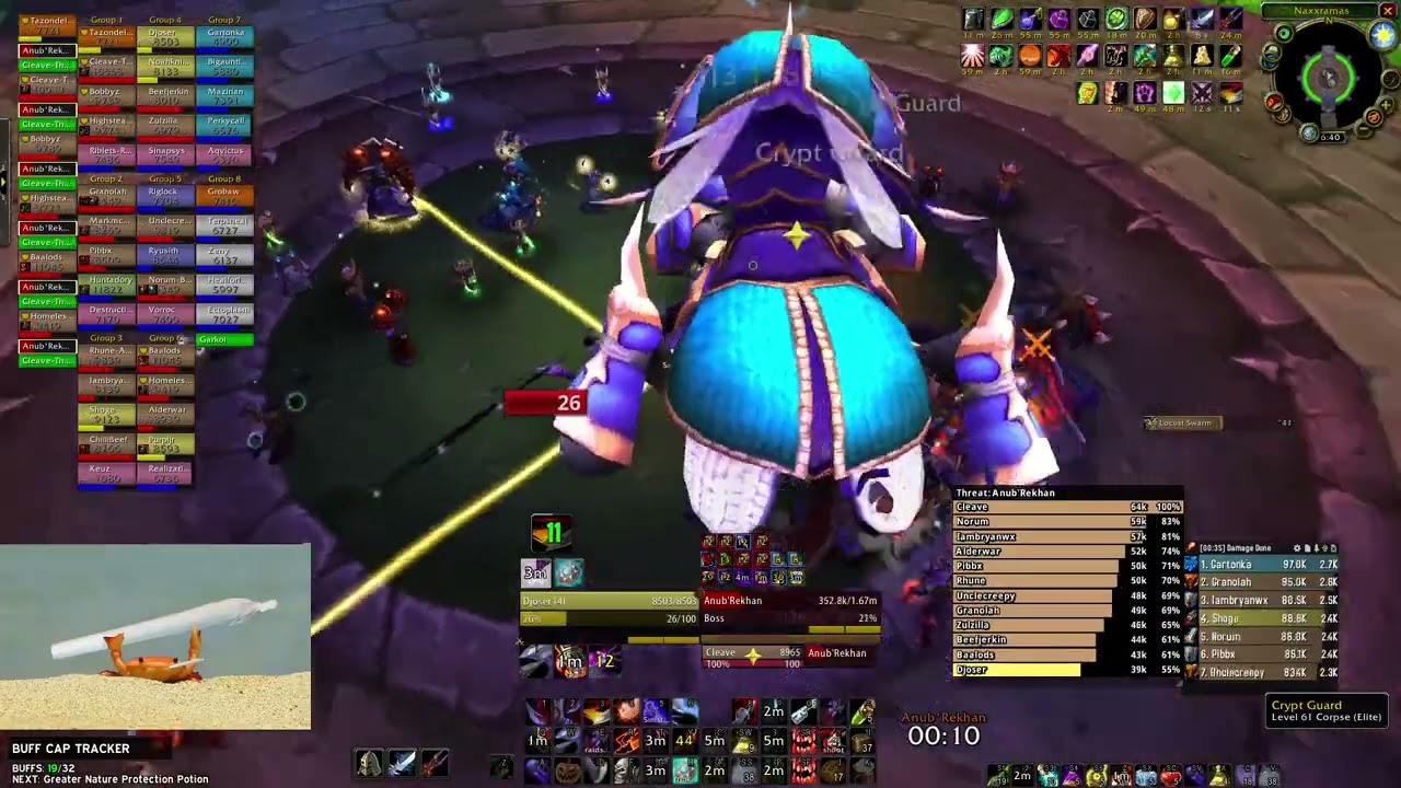 BACKSTAB SPAM 12/30 Gary and Friends Naxx