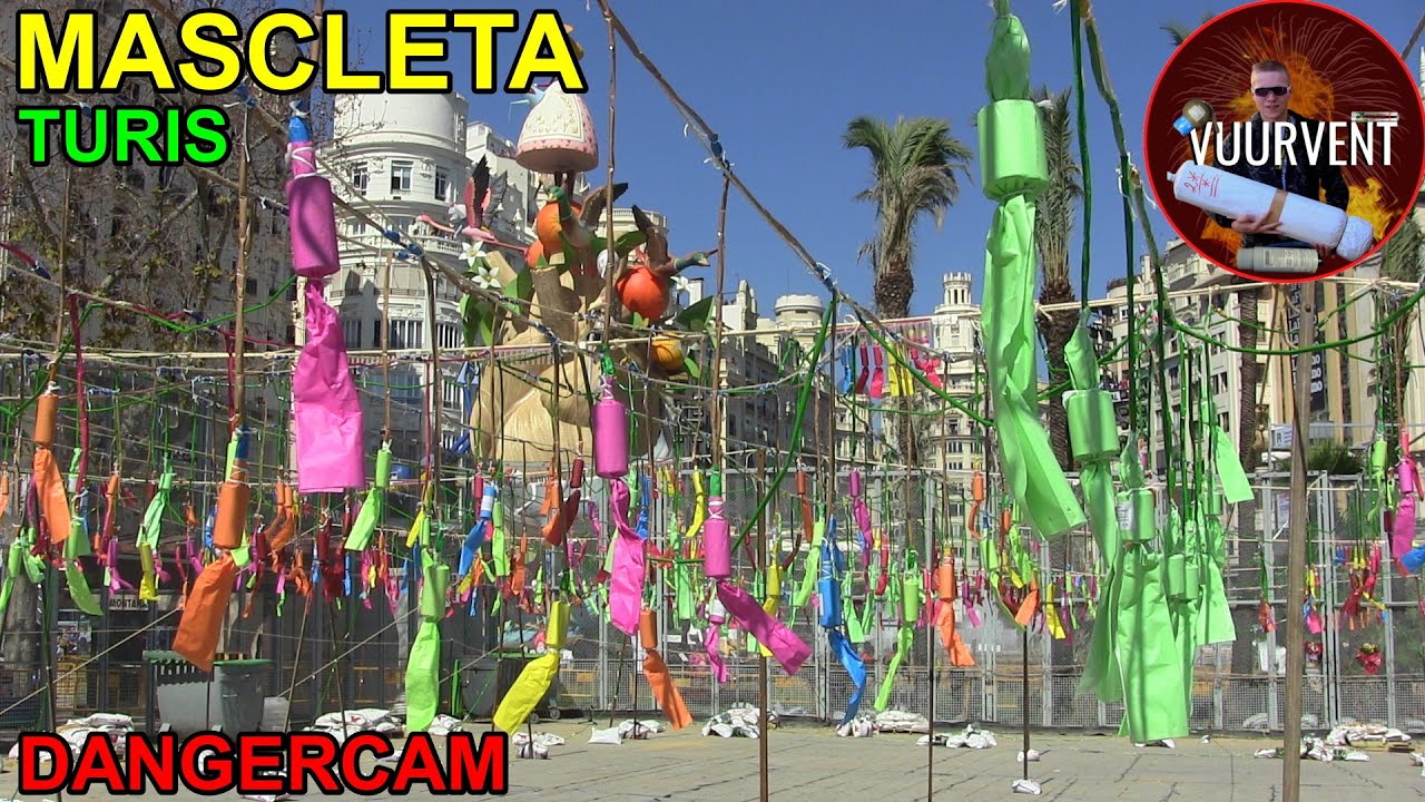 Mascleta - Turis - Spectacular Fireworks DANGERCAM - Las Falles 2023