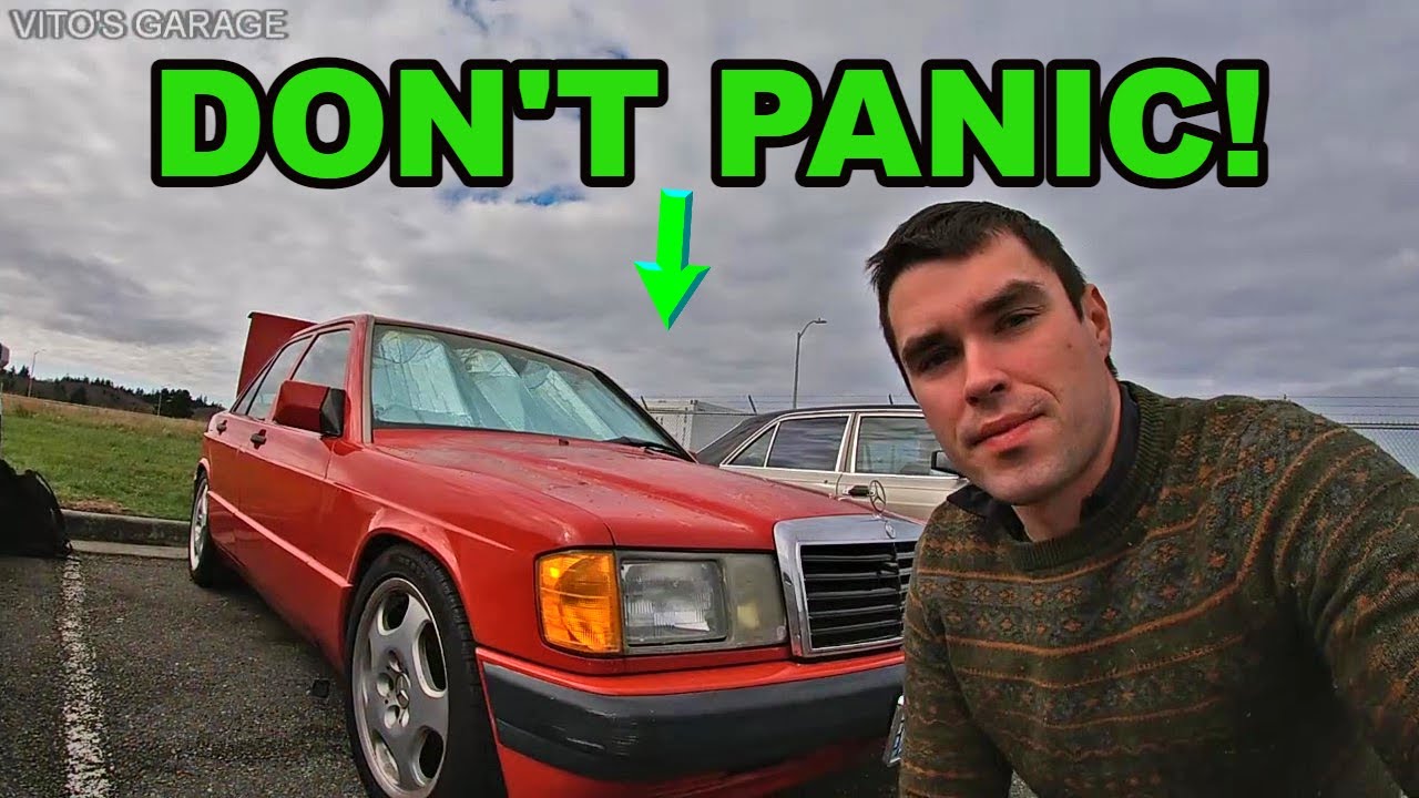 Mercedes Heater Core Leaking... Easy Temporary Repair! + Bonus: Jack Hole Preservation 190E