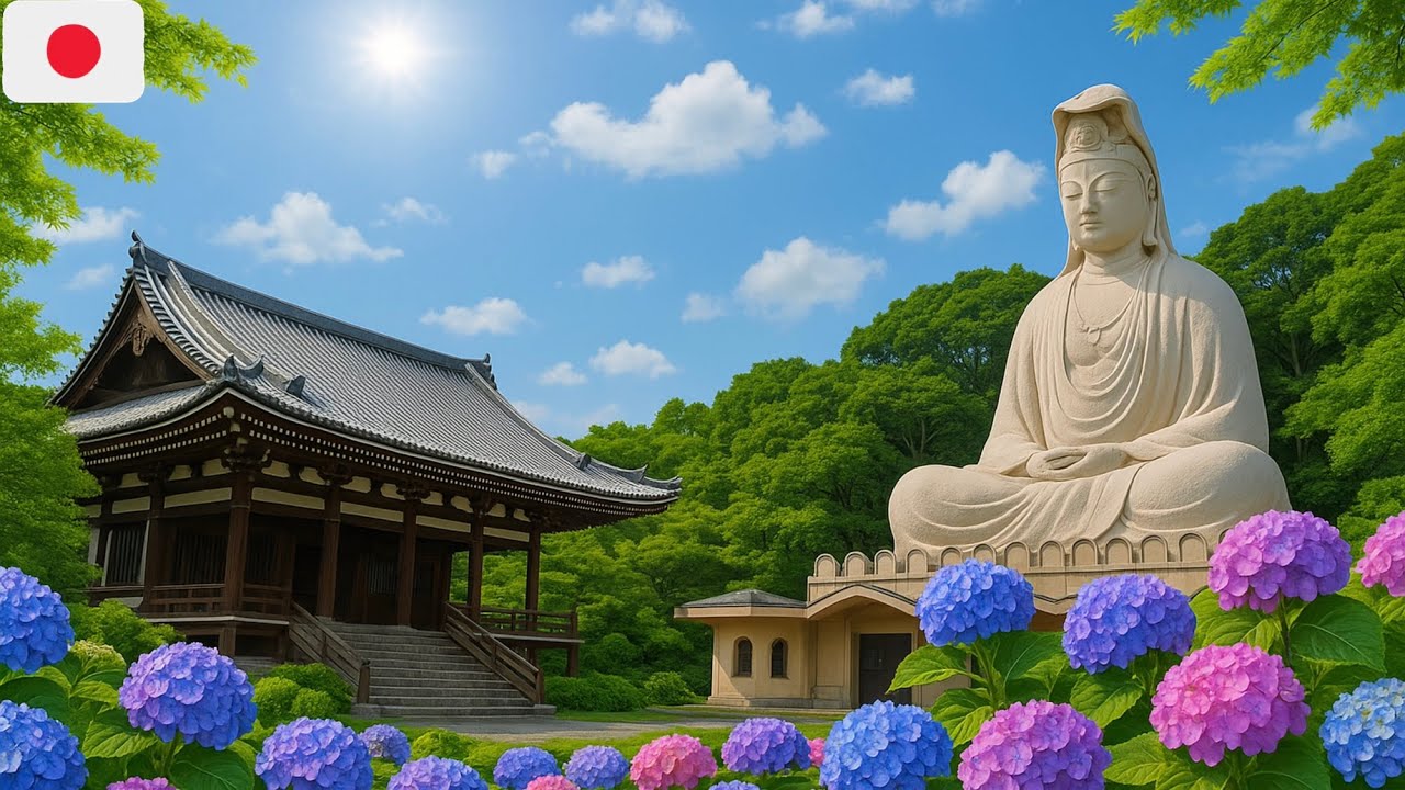 TEMPLES Chishaku-in et Ryozen Kannon en été à KYOTO. 🇯🇵