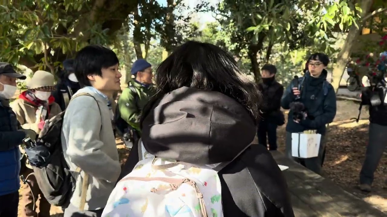 京都御苑きのこ会1月11日の観察会