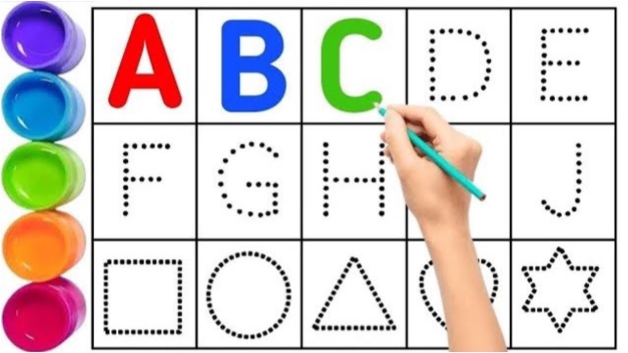 Алфавит ABCD, песенка про алфавит, от А до Я, детские стишки, один, два, три, учимся считать, 123...