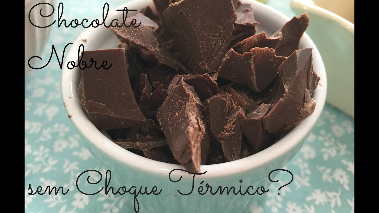 Chocolate Nobre sem Choque Térmico, funciona?! (banho-maria) BELLARIA CHOCOLATIER