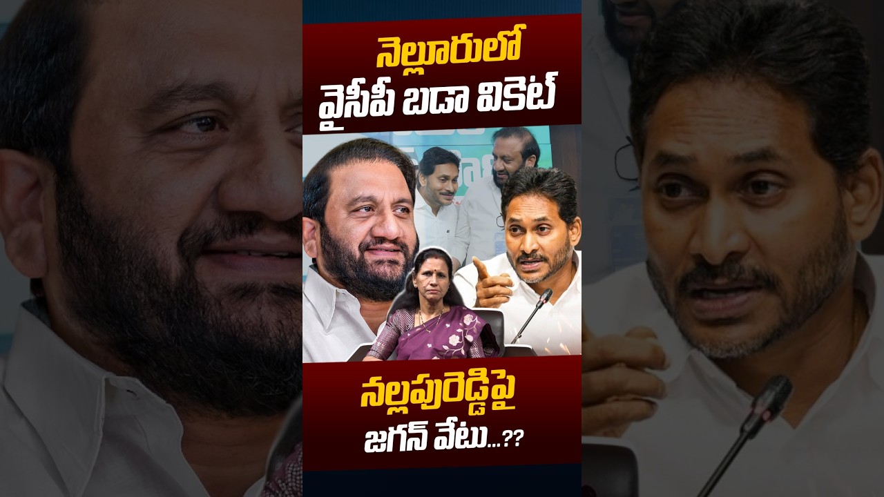YS Jagan Shock To Nallapu Reddy: నెల్లూరులోవైసీపీ బడా వికెట్&zwnj; | Nellore News | Nethra Tv Telugu