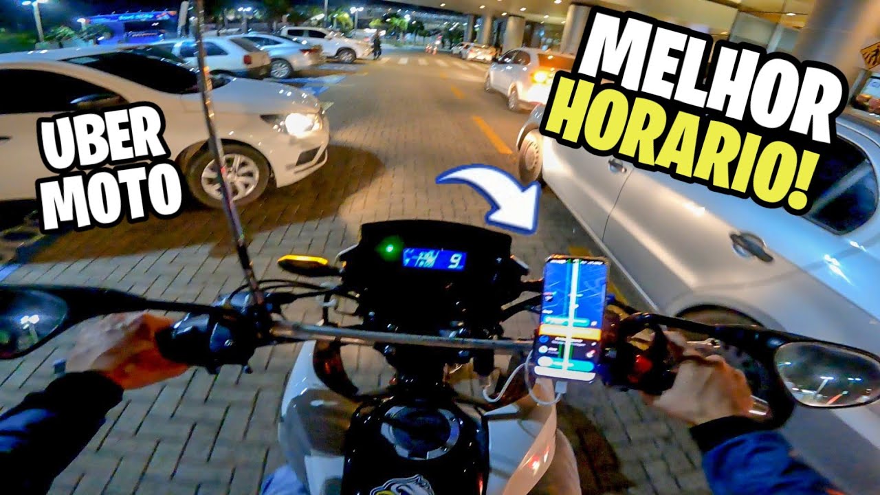 ESSE É O MELHOR HORARIO PRA RODAR NA UBER MOTO! (PRA MIM)