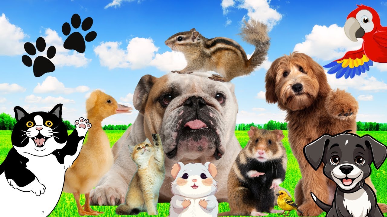 ANIMALI CARINI - ANIMALI DOMESTICI: Nomi, Caratteristiche, Curiosit&agrave;, Versi