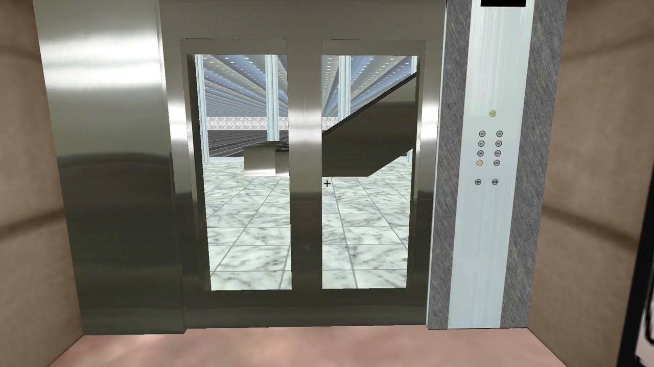 High Speed Lift Elevator, but slow Leveling - Skyscraper Simulator / Skyscrapersim