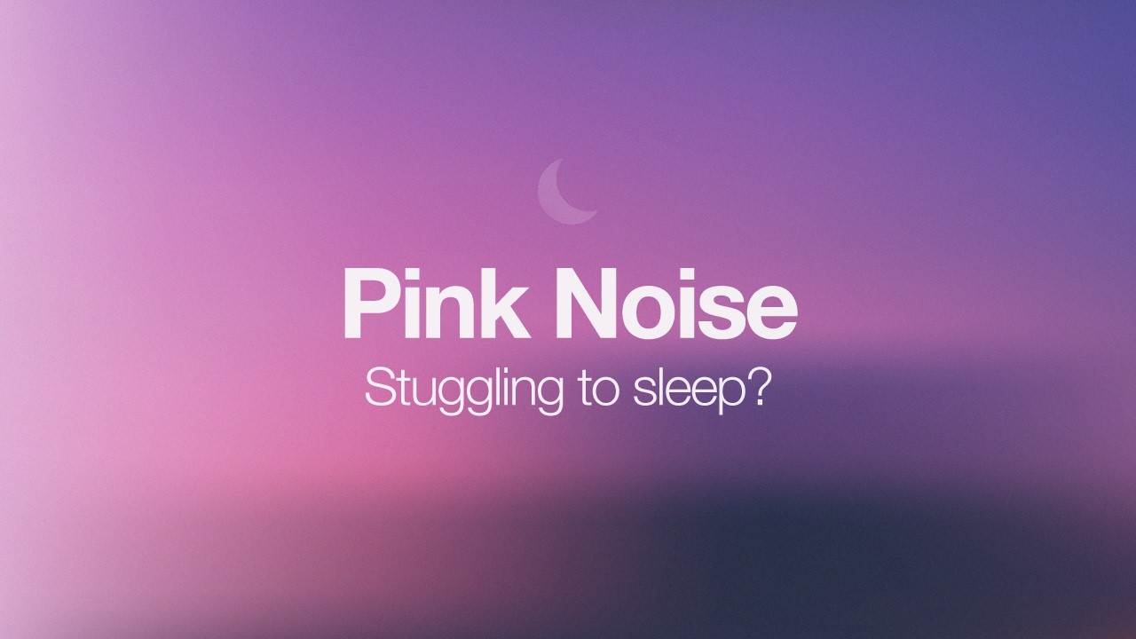 Pink Noise for Sleep – 10 Hours (Black Screen)