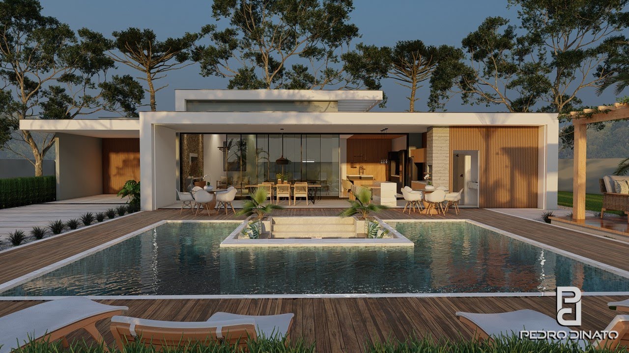 CASA MODERNA COM 4 DORMITÓRIOS   ( P - 141)