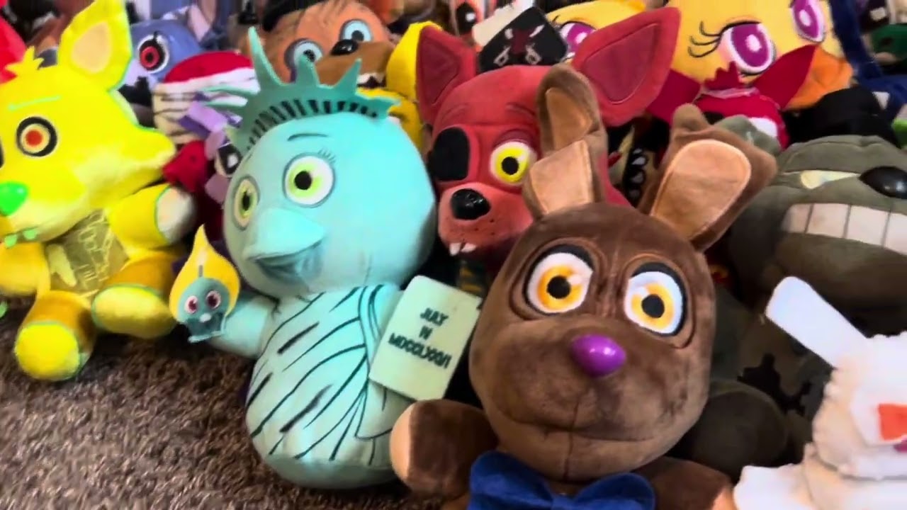 My entire fnaf plush collection