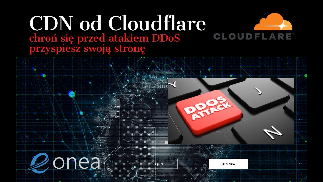 Ochrona strony przed DDoS - Cloudflare