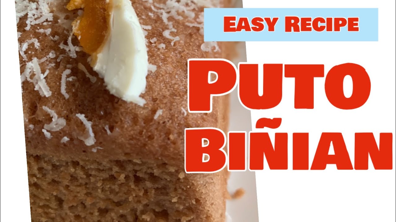 Easy Recipe for Puto Binian