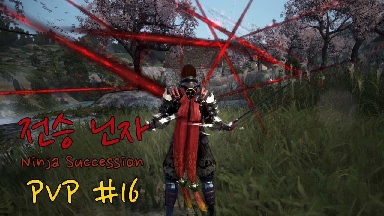 검은사막 전승닌자 PVP 필드쟁#16 딱대 길드 필드쟁 (BDO Field PVP,  Ninja Succession PVP)