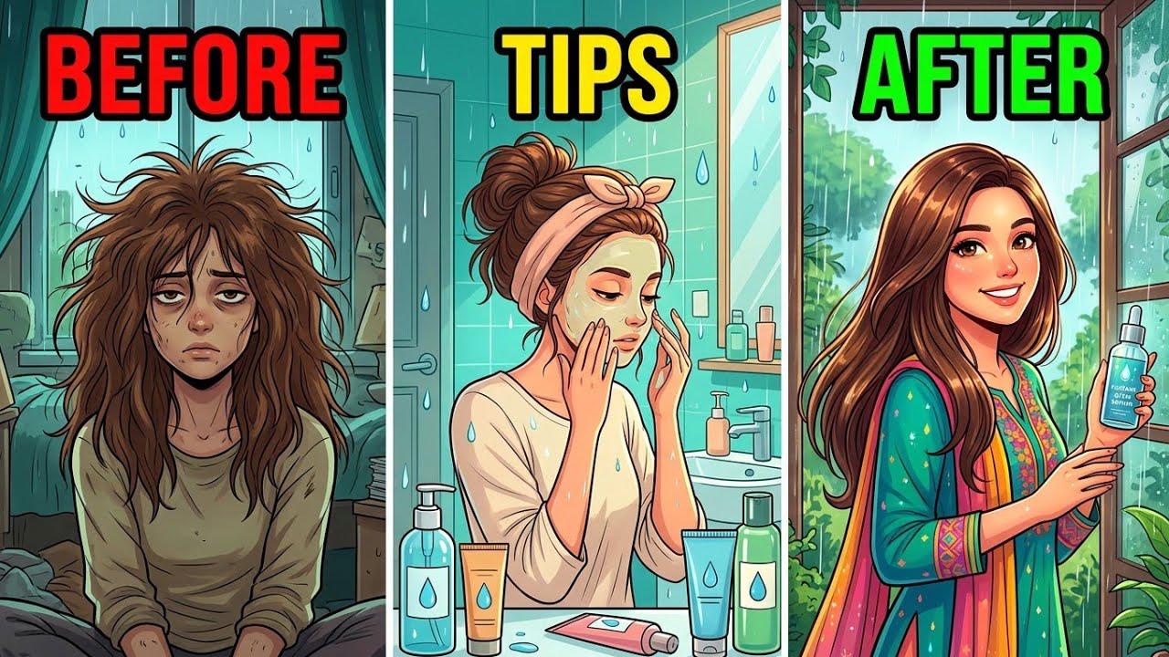 Monsoon Special Self-Care for Women 🌧️ | 10 Simple Tips for Healthy Skin, Hair & Body | 