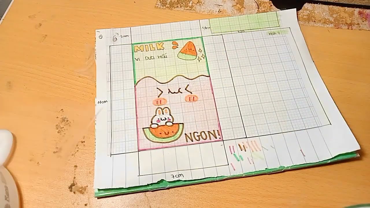 Hướng dẫn lm squishy sữa dưa hấu 🍉🍉🍉