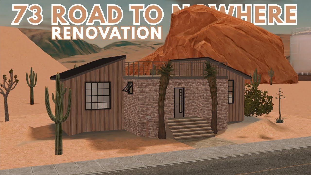 73 Road to Nowhere Renovation | The Sims 2 Speed Build | CC