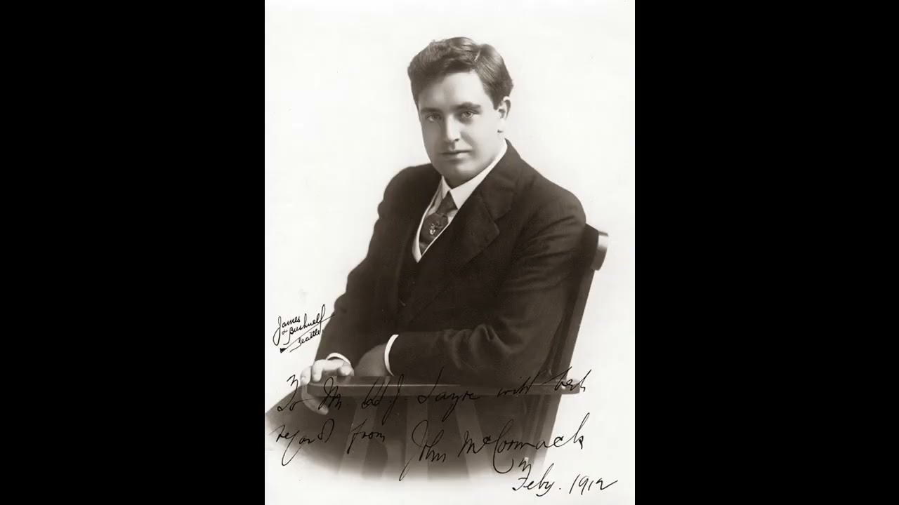 John McCormack (tenor) - Where'er You Walk ('Semele' - Handel) (1936)