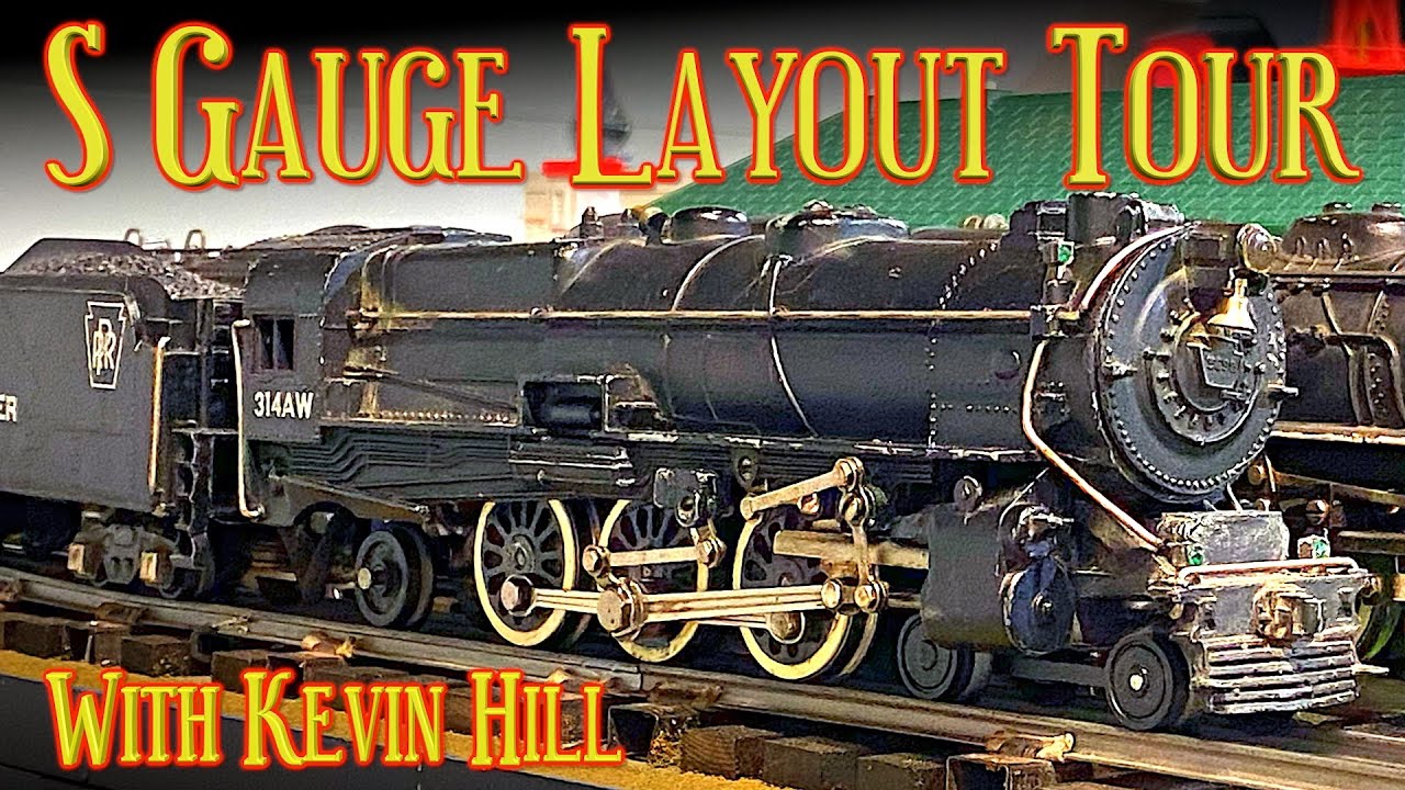 Экскурсия по макету American Flyer S Gauge с Кевином Хиллом