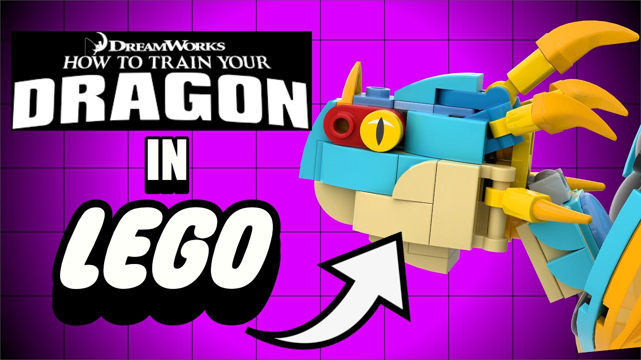 I Built StormFly from How To Train Your Dragon out of LEGO