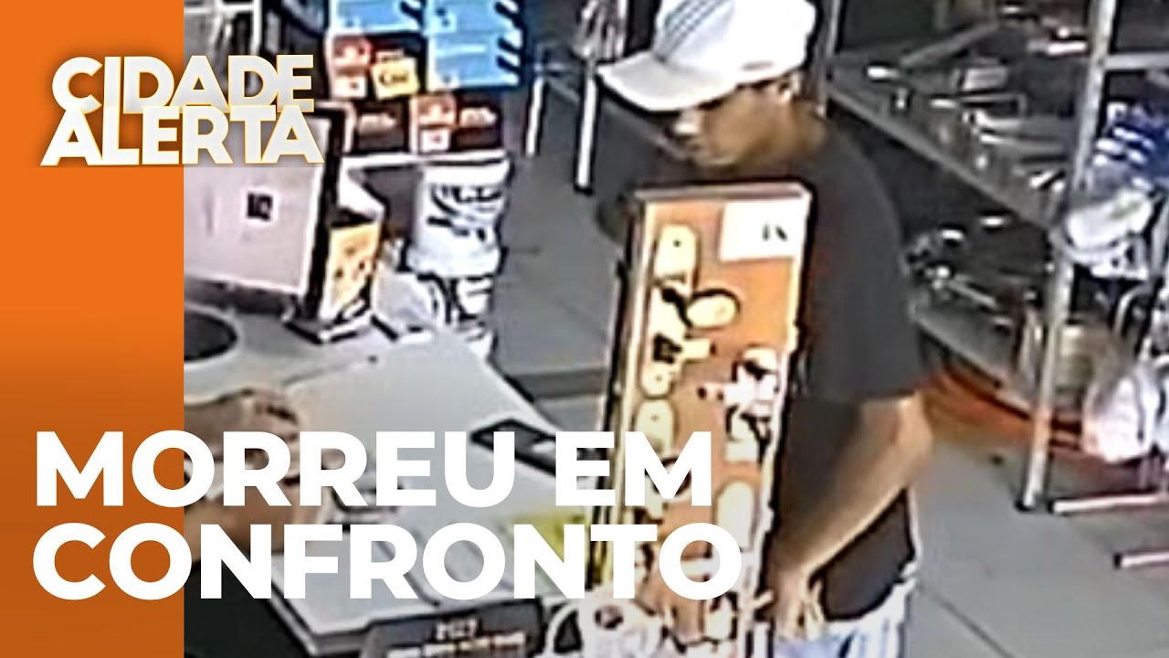 Bandido morre em confronto com a PM depois de uma sequência de assaltos