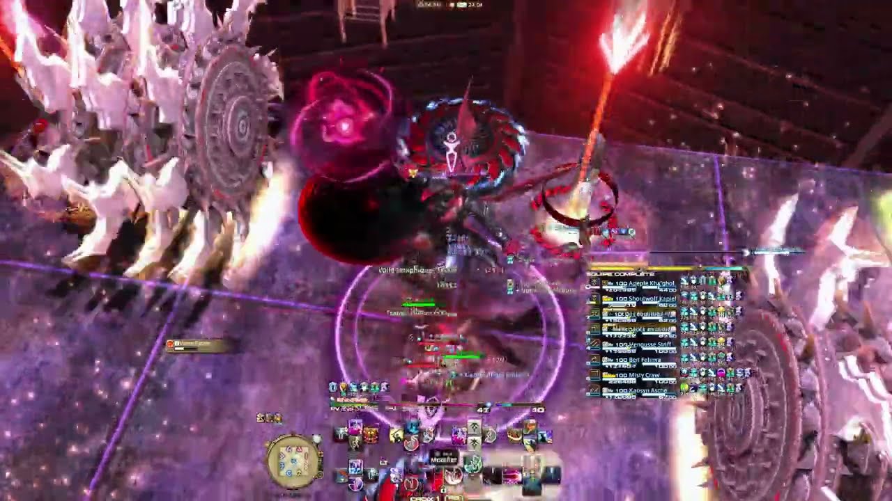 FFXIV - M9S Speedkill 7:16 | DRK PoV [Les Tatas de Titan] - FR