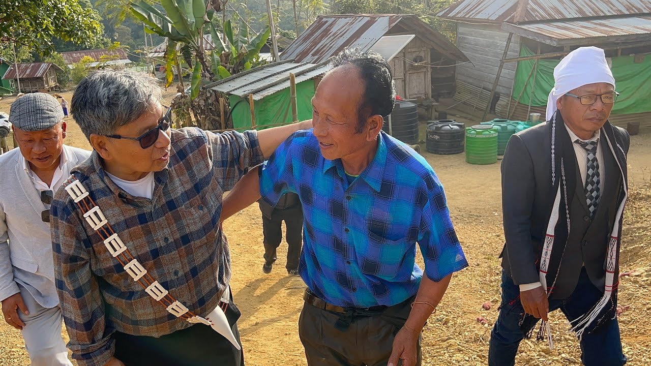 Rev. Dr. Simon Hongsha & his family at Chingkhan Yonyer Village…