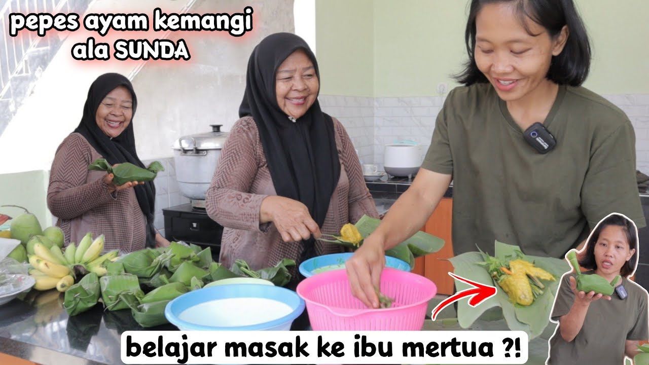 seru !! masak bareng ibu mertua