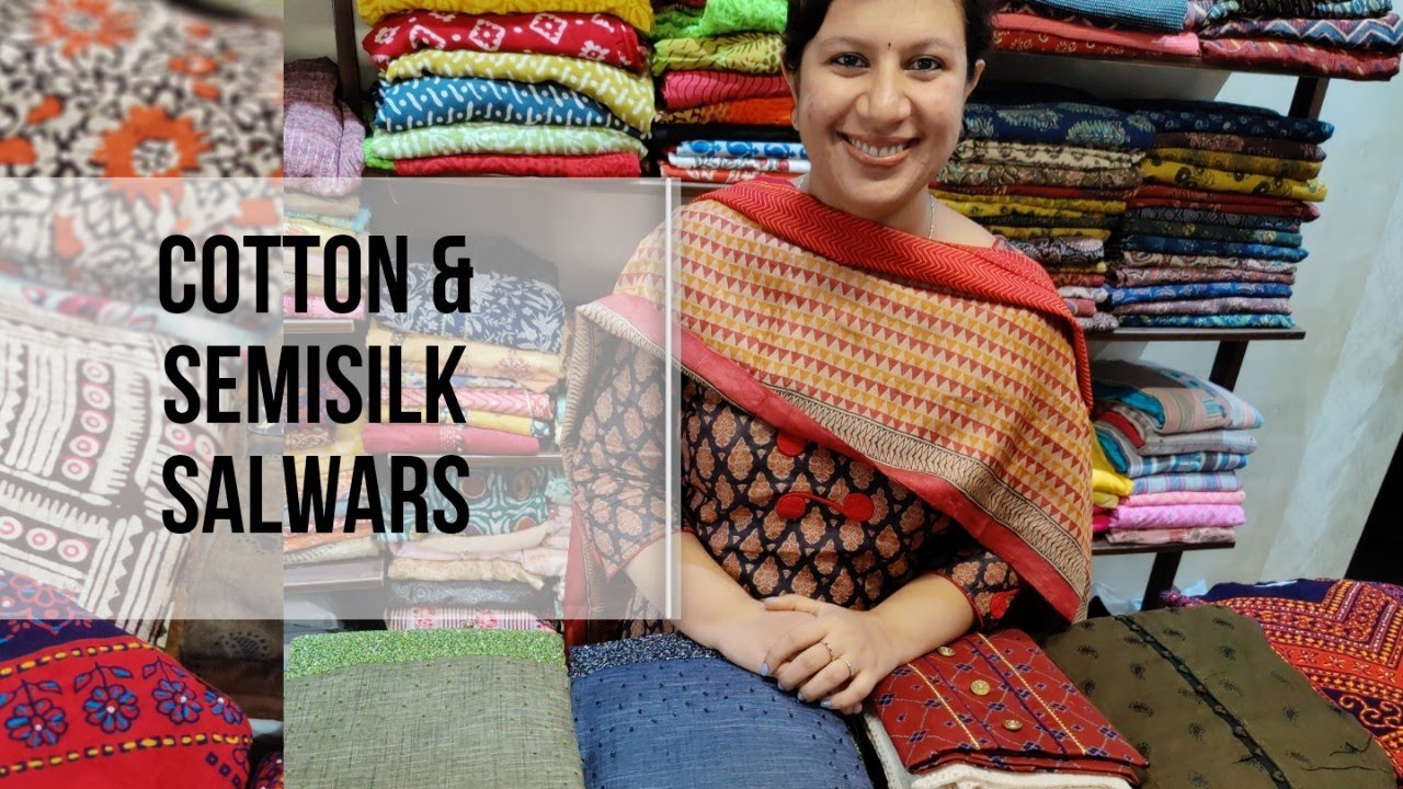 Cotton & Semisilk Salwar Collections below 1500 rupees @Kathysclothingstore whatsapp 7736491677