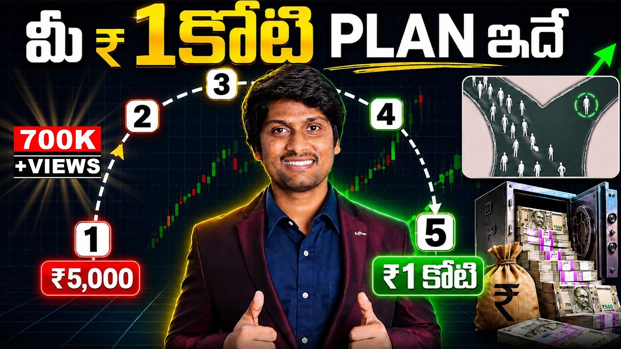 తక్కువ జీతం తో Rs1 కోటి ఎలా సంపాదించాలి? Financial Planning for beginners