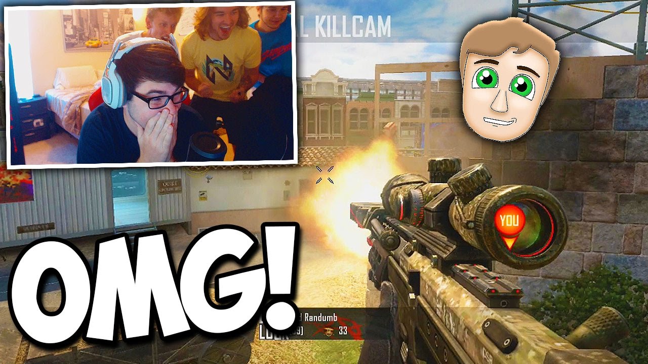 RED RANDUMB HIT A TRICKSHOT ON ME! - BO2 Trickshotting