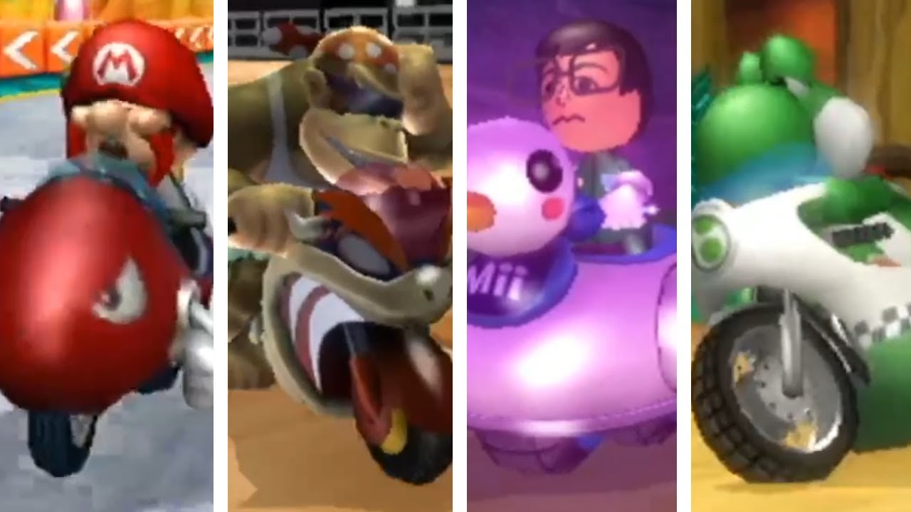 Mario Kart Wii Custom Tracks - All Characters Losing Animations (7th Place)