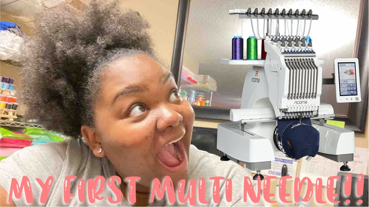 I GOT A MULTI-NEEDLE EMBROIDERY MACHINE || RICOMA EM1010 10 NEEDLE EMBROIDERY MACHINE