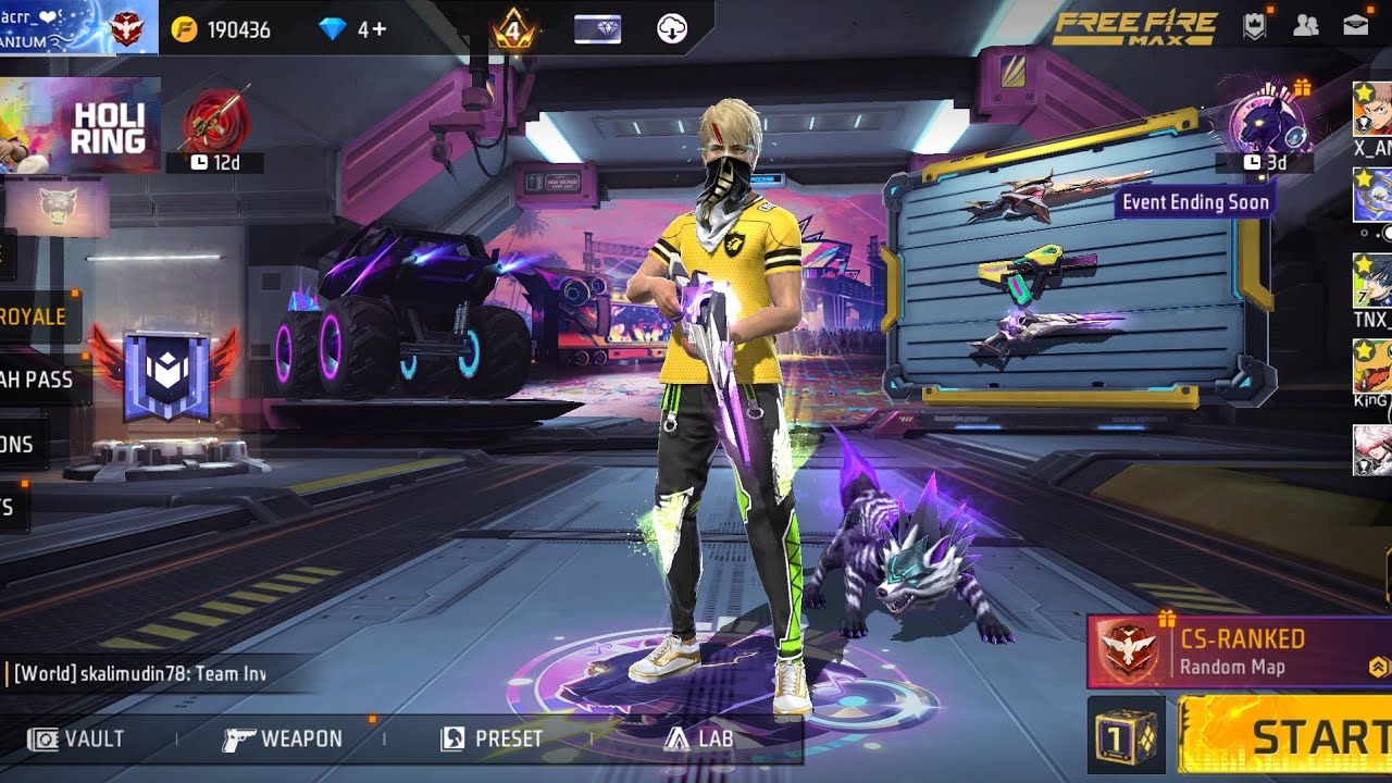 free fire game live stream