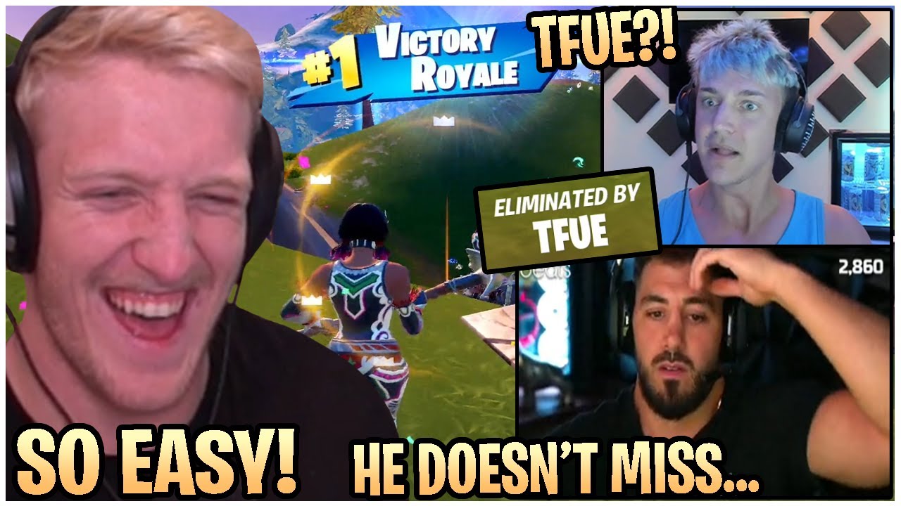 Tfue Destroys Ninja & NICKMERCS & Pops Off To Win The Game!