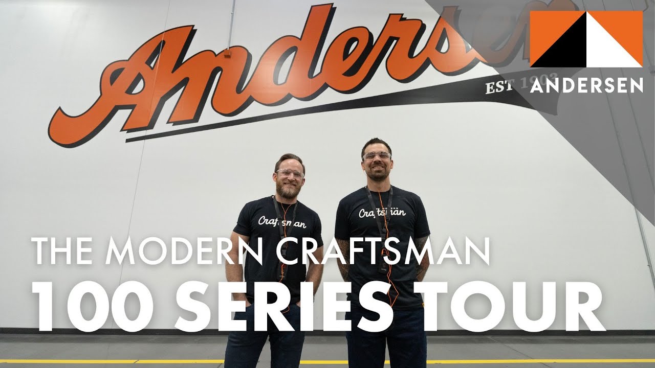 How are Andersen 100 Series Windows Made? @ModernCraftsman Factory Tour | Andersen Windows & Doors