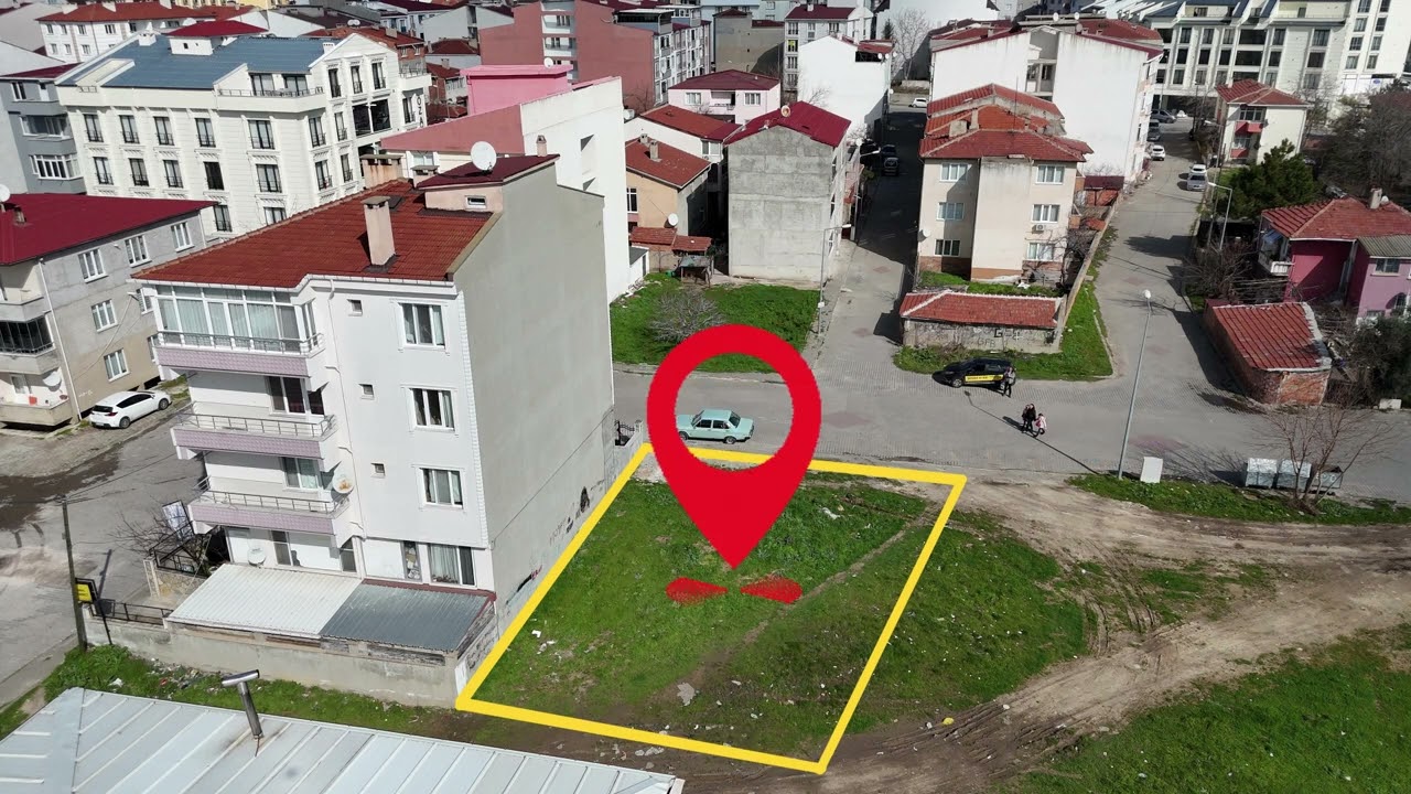 KIRKLARELİ PINAR MH 232m²ARSA 4 KAT BLOK NİZAM 140m² TEMEL ALANI İLE SATILIK ARSA