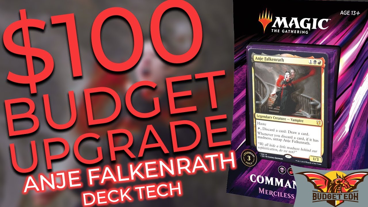Merciless Rage Upgrades | Anje Falkenrath | $100 Budget Deck Tech | C19 | Magic the gathering