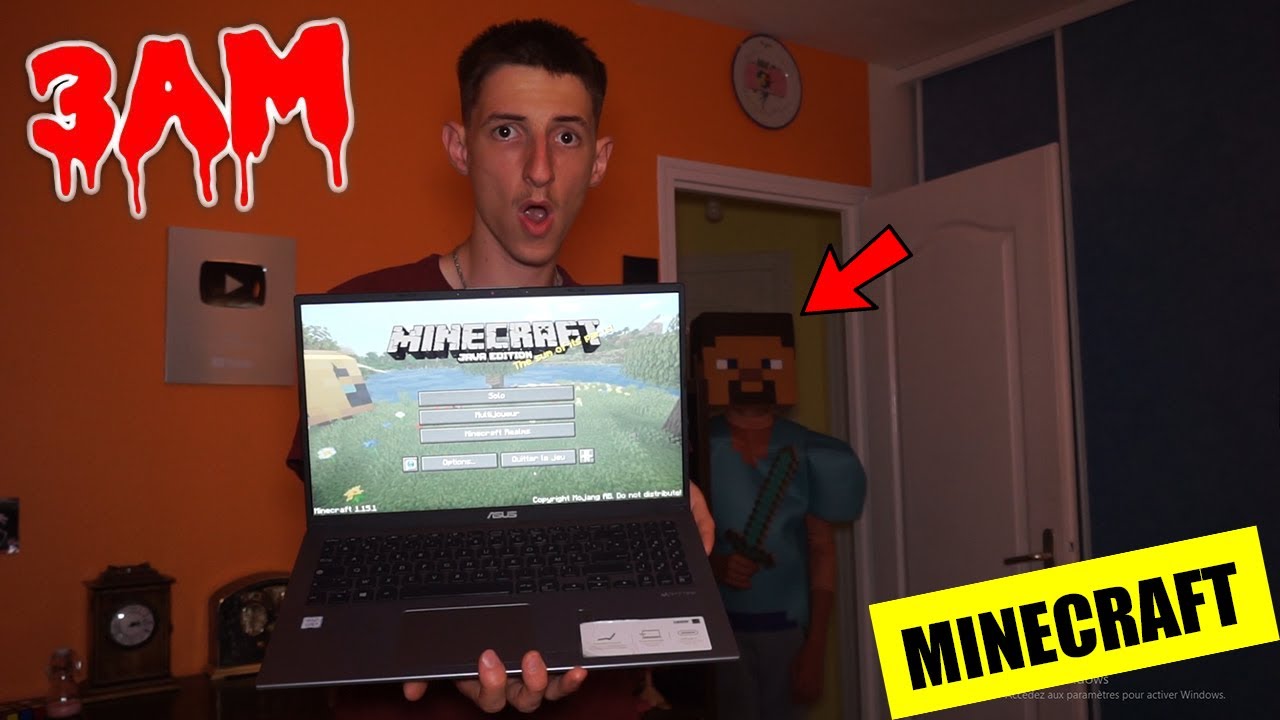 NE JAMAIS JOUER à MINECRAFT à 3H DU MATIN !