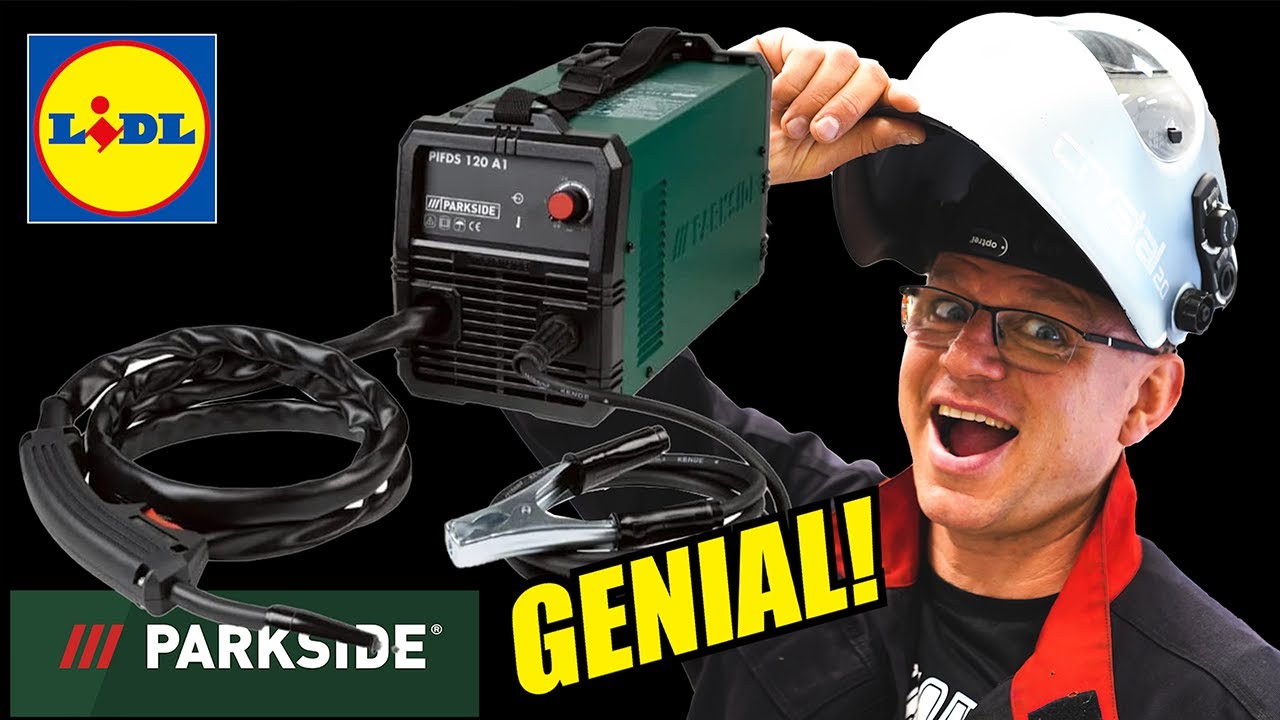 Unter 100 € wie ein PROFI Schweißen! PARKSIDE Inverter-Fülldraht-Schweißgerät PIFDS 120 A1