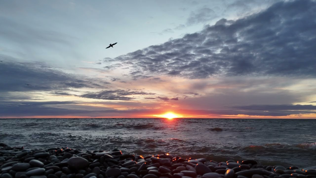 Lake Ontario Sunset #dji #drone #djimini4kpro #4k #hd #ruralexplorer #sunset #lakeontario #travel