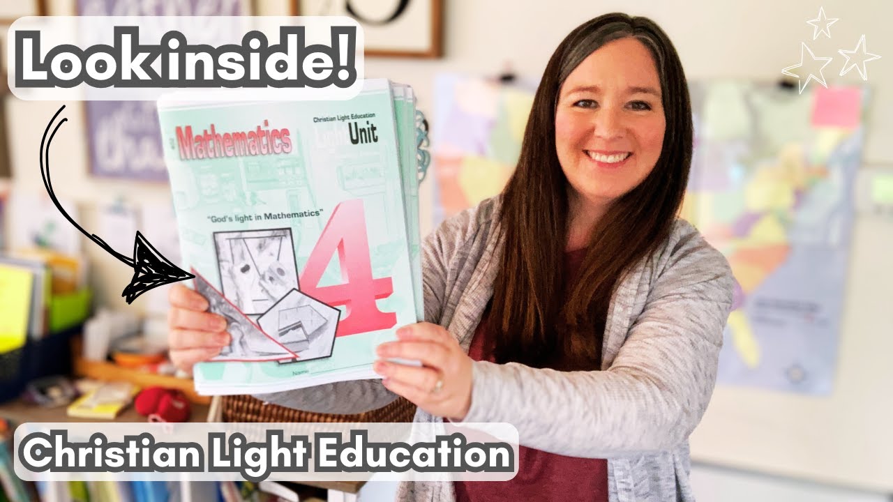Christian Light Education Math 4 Flip Through //  CLE Math 4th Grade