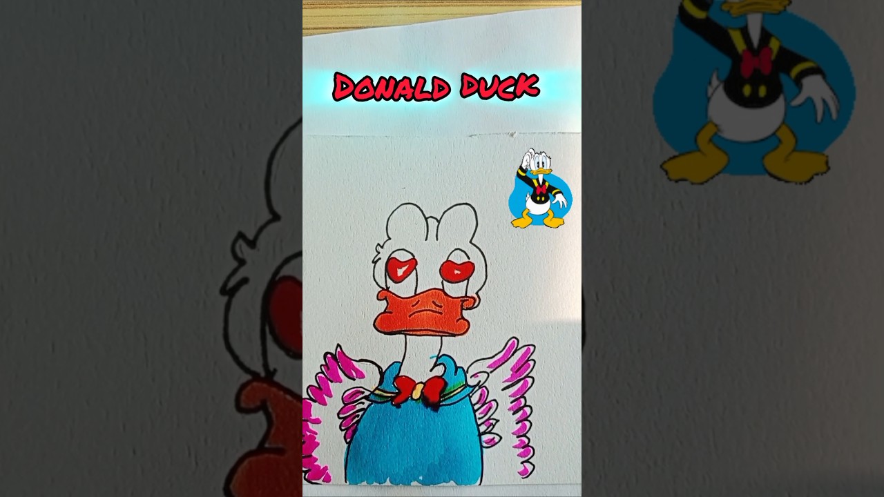 𝘿𝙧𝙖𝙬𝙞𝙣𝙜 𝘿𝙤𝙣𝙖𝙡𝙙 𝘿𝙪𝙘𝙠 𝙞𝙣 30 𝙎𝙚𝙘𝙤𝙣𝙙𝙨 ✨ 