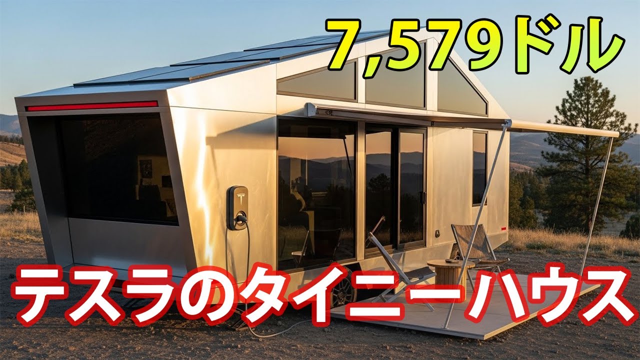 テスラの7,579ドルのタイニーハウスがついに公開 ― 税金ゼロ、土地権利証無料、知っておくべきことすべて