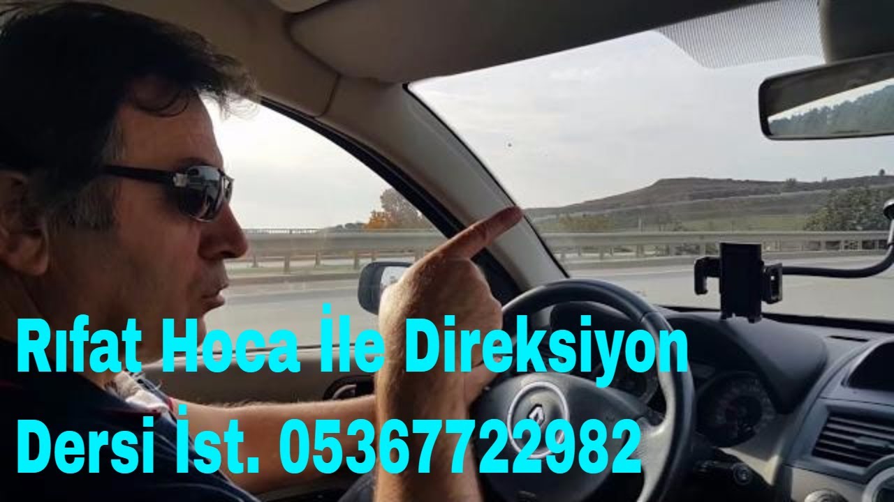 Binek Araçta Arkadan Savrulma Nasıl Oluşur ( Rıfat hoca Direksiyon Dersi ) 05367722982